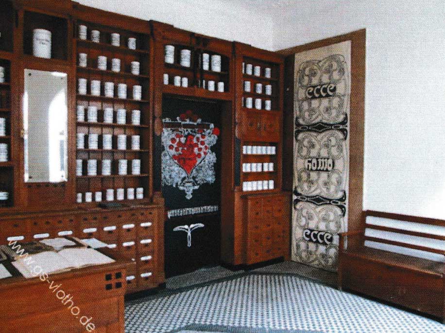 Verkaufsraum der alten Apotheke
